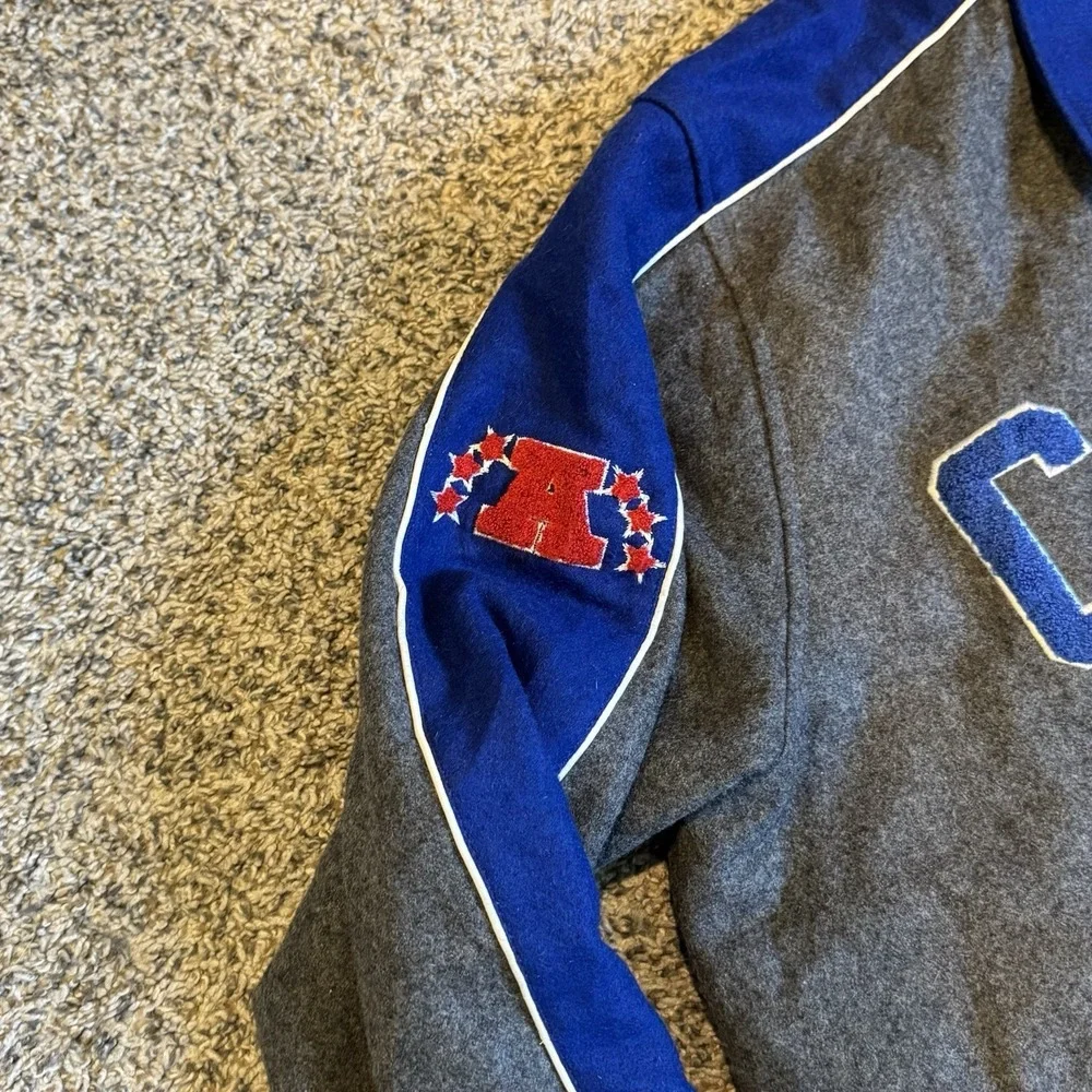 Vintage NFL Indianapolis Colts Varsity Jacket Mens Large Colt Spell Out Football